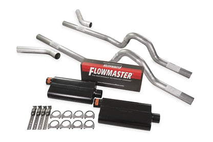 Dual Exhaust Kit 2.5" Flowmaster 50 Series for GM C/K 10 1/2 Ton (1973–1980)