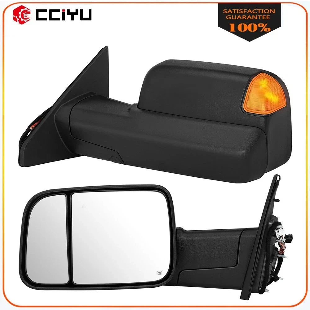 Power Heated Outside Side View Mirrors Set of 2 for Dodge Ram (2019–2022)