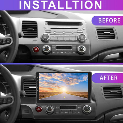 Apple CarPlay Android 13 Car Stereo for Honda Civic (2006–2011)