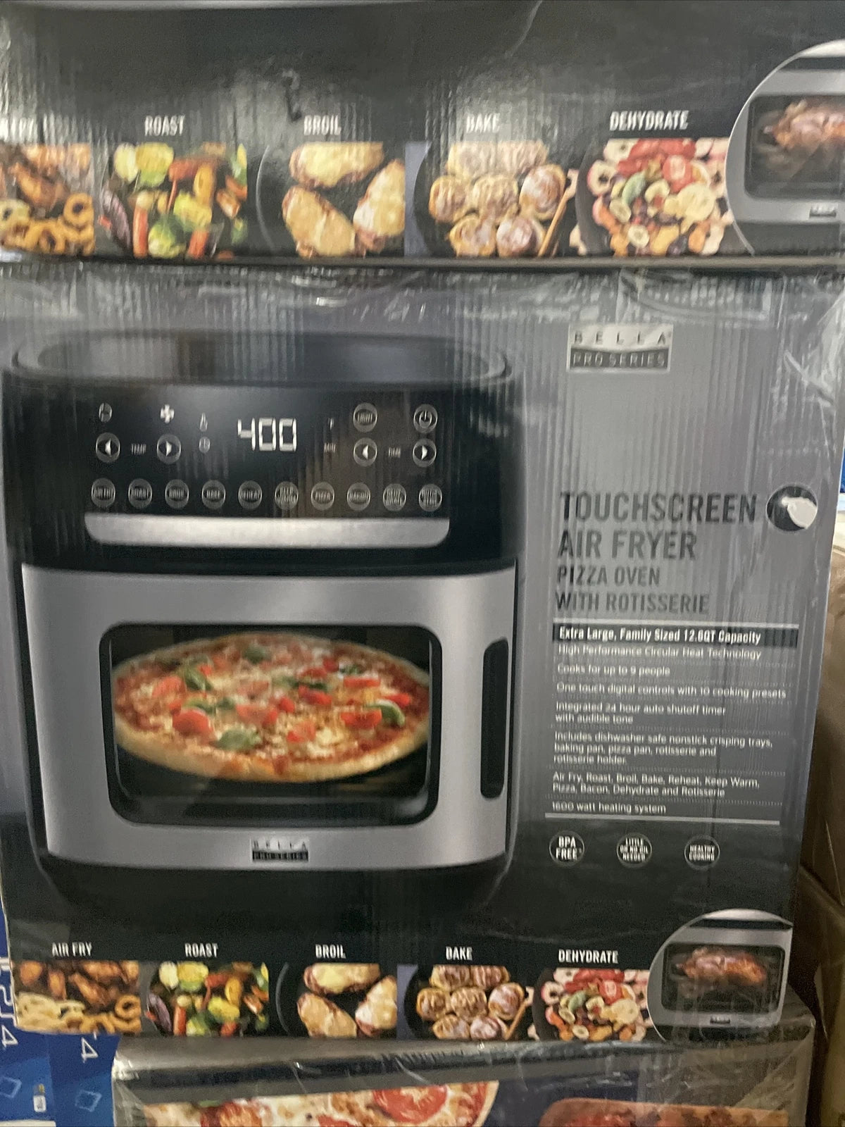 12.6qt Convection Toaster Oven Air Fryer for Bella Pro 90116