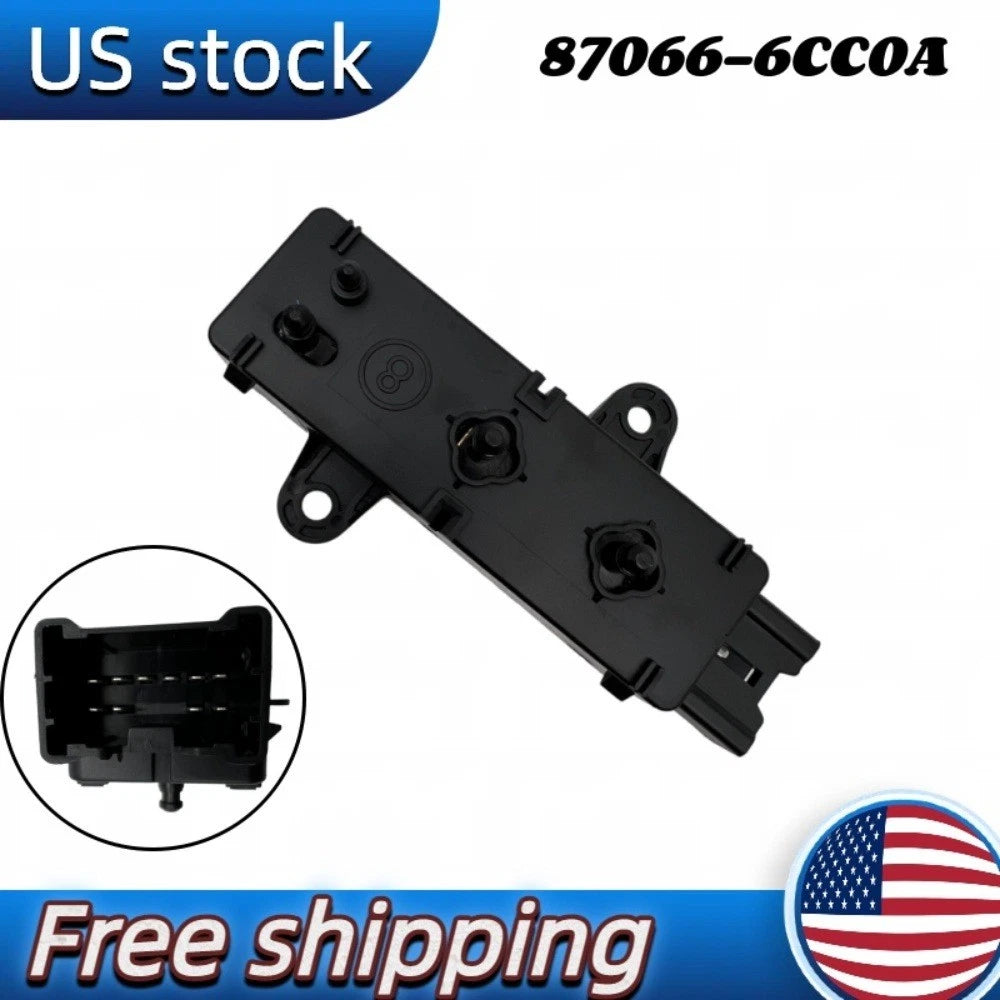 Left Power Seat Switch for Nissan Altima Rogue (2019–2024) 87066-6CC0A