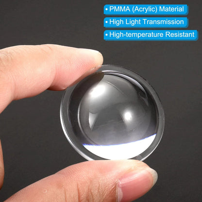 Set of 5 Flat Convex Lenses 36mm for Automotive Applications
