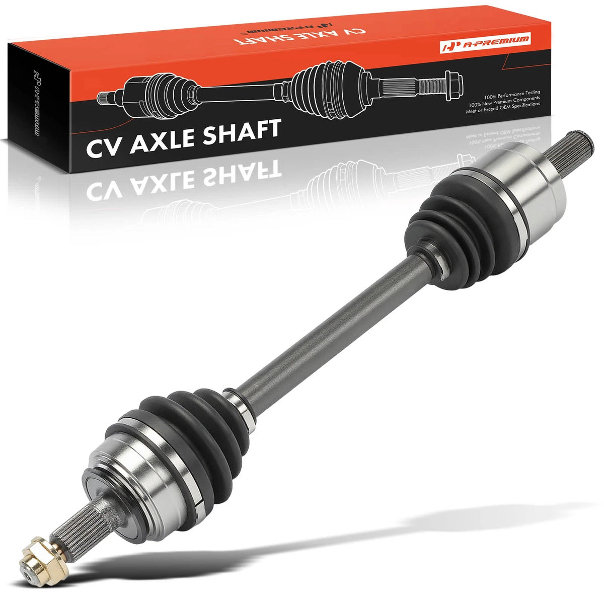 Front Driver Side CV Axle Assembly for Honda Prelude (1988–1989) 44306SF1914, NCV36053