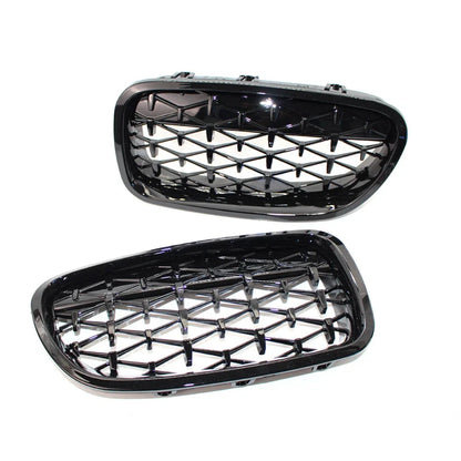Front Kidney Grille for BMW 5 Series F10 F18 (2010–2017) Diamond Grille