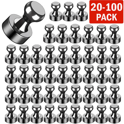 20-100PC Strong Metal Fridge Magnets for Whiteboard and Refrigerator