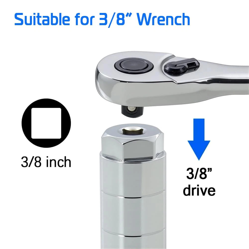 Oil Pressure Switch Socket 3/8" Drive or 1 1/8" Hex for Various Switches