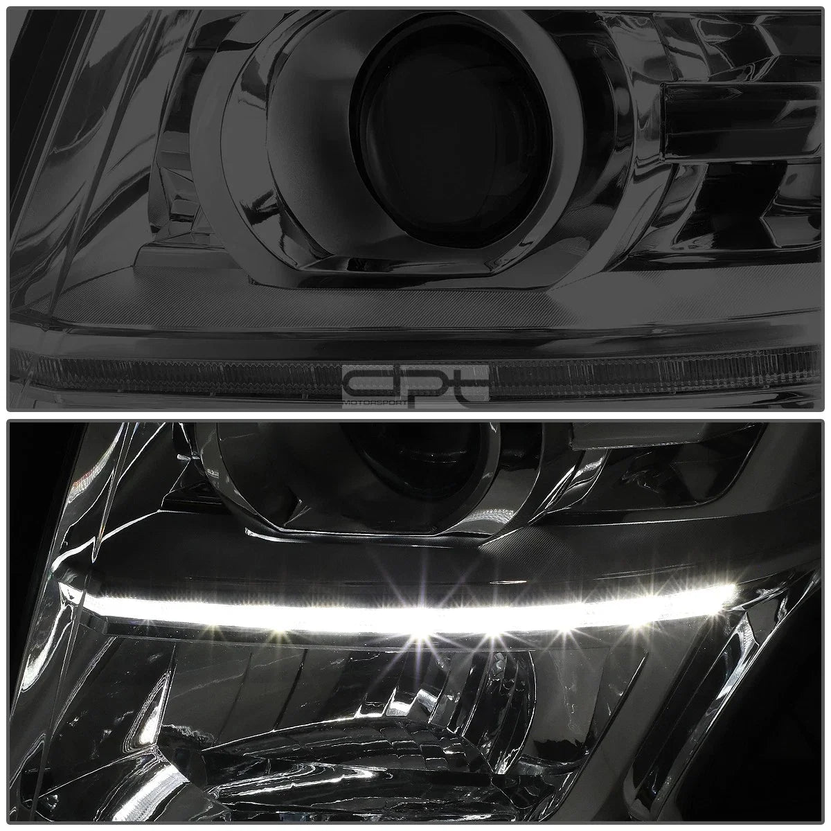 LED Smoked Amber Projector Headlight Lamp for Suburban/Tahoe (2015–2020)