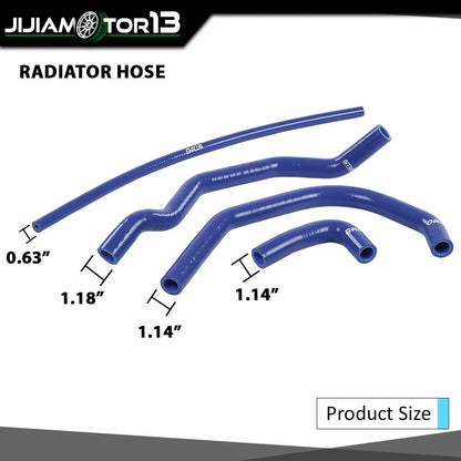 Silicone Radiator Hoses Kit for Yamaha YFZ350 Banshee (1987–2006) J-03SHM6438ABL