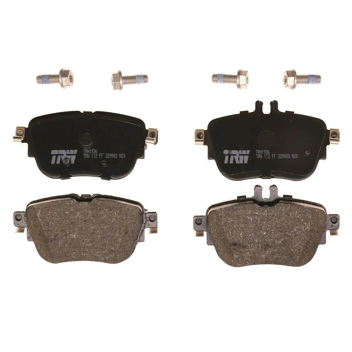 2X TRH1936 Brake Pad Set Rear for Mercedes-Benz E300 (2017–2018)