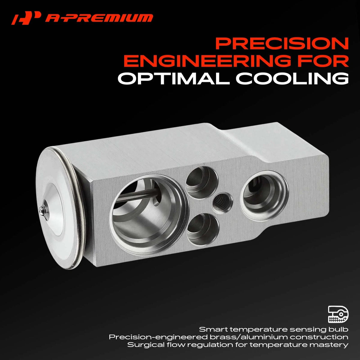 A-Premium Front A/C Expansion Valve for Mercedes-Benz GL320 GL350 (2010–2012) 1648300084, 39370