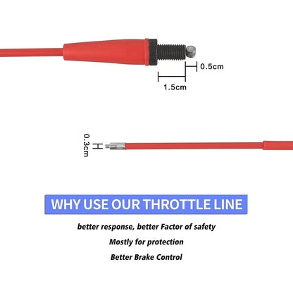 Throttle Cable for Go Kart (Universal, 46")