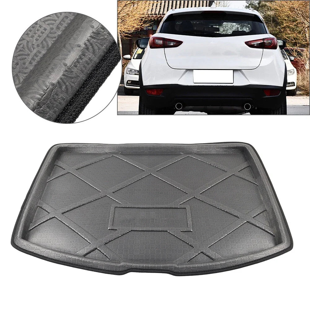 Rear Trunk Cargo Floor Tray Mat for Mazda CX-3 (2016–2023)