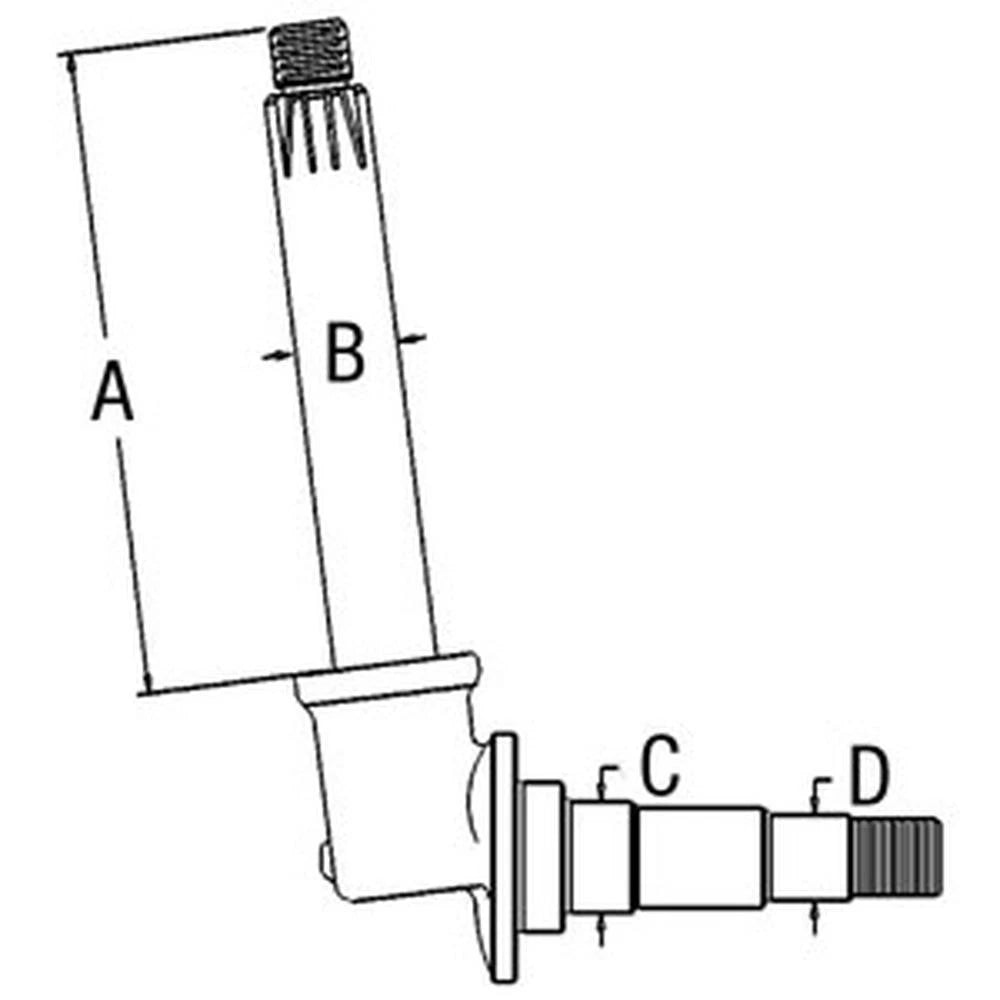 RH / LH Spindle for White (Replaces 107282A)