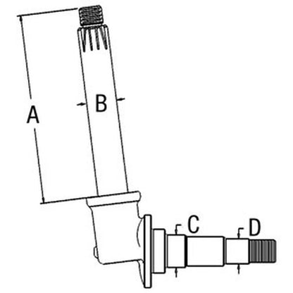 RH / LH Spindle for White (Replaces 107282A)