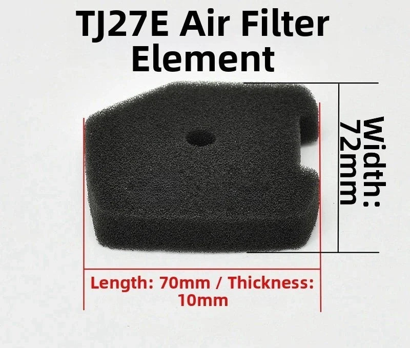 Reusable Cotton Air Filter for Kawasaki TJ27, TJ27E, TJ27V (2 Cycle)