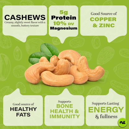 Nuts Cravings Roasted Cashews Slightly Salted Jumbo 5 Pound Pack