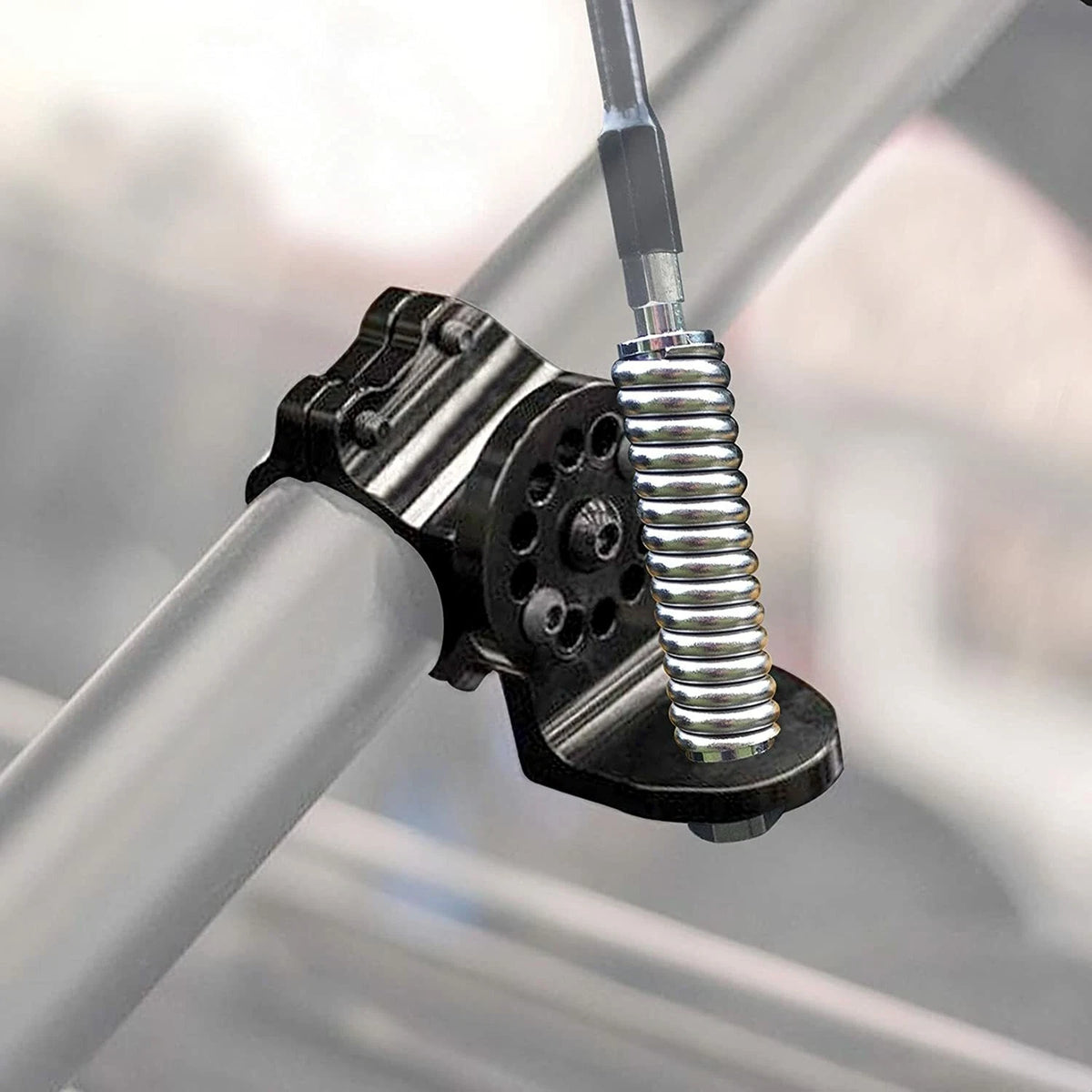 Adjustable Whip Mount Flag Mount w/Spring for Can-Am X3 Polaris (UTV-AFM01-CK)