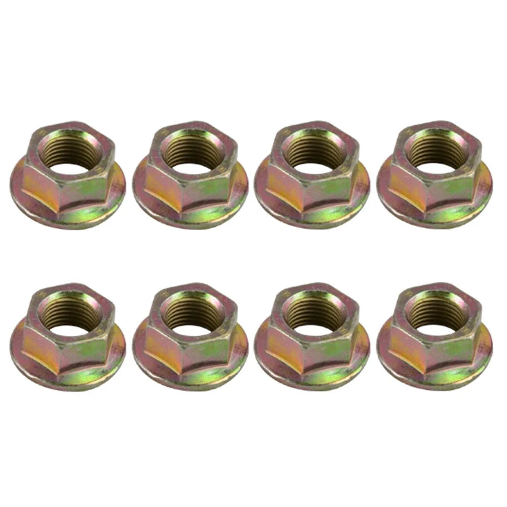 Set of 8 Flange Wheel Lug Nuts for Polaris Ranger 500 570 800 900
