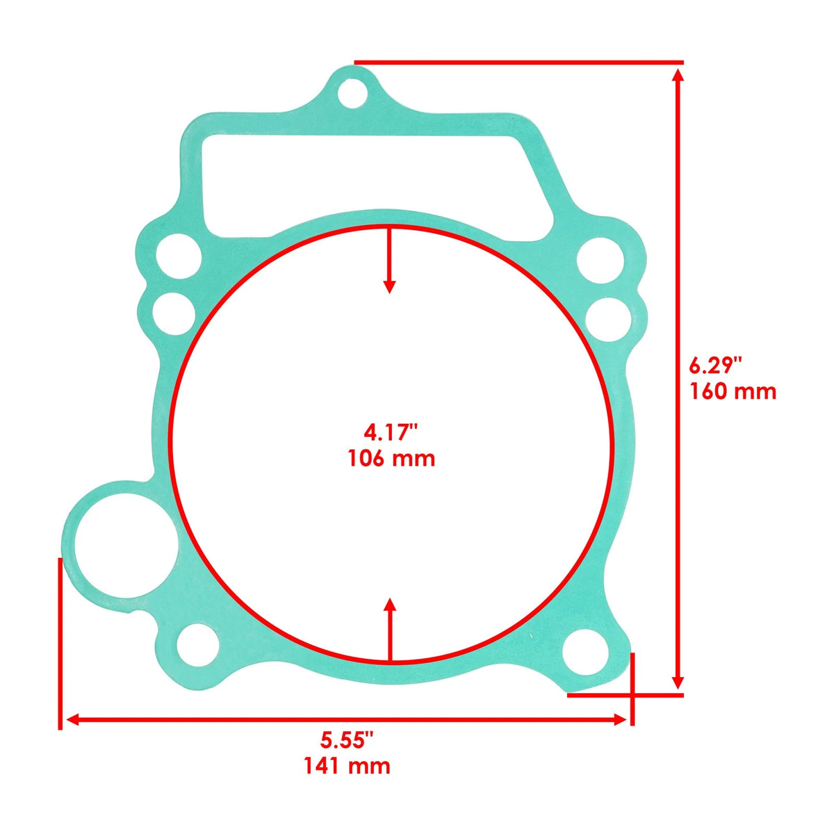 Cylinder Gasket Set for Yamaha (5TA-11181-00-00, 5TA-11193-00-00)