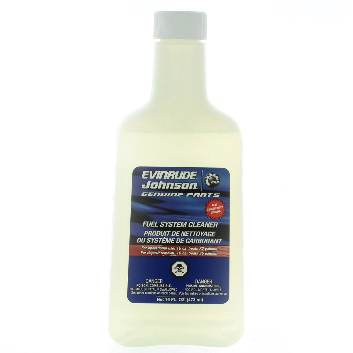16oz Fuel Systems Cleaner for Johnson Evinrude OMC Outboard Motor (0764687)