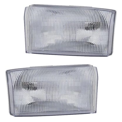 Set of 2 Halogen Headlights for Ford Excursion (2000–2001) PLX-M0-USA-3311165LAS-CL360A71, FO2502147, FO2503147