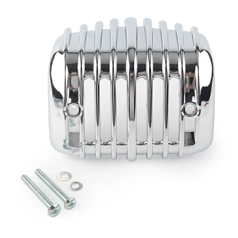 Chrome Voltage Regulator Cover Fairing for Harley Softail (FXS FXSB FLSTSB FXSTC)