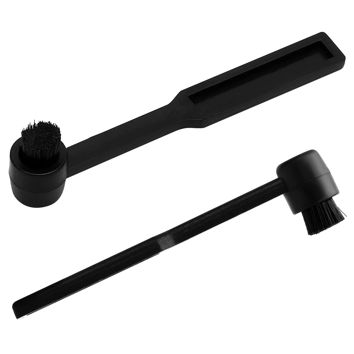 2X Vinyl Record Cleaning Brush & Stylus Cleaner, Carbon 2.32x0.51in, Black