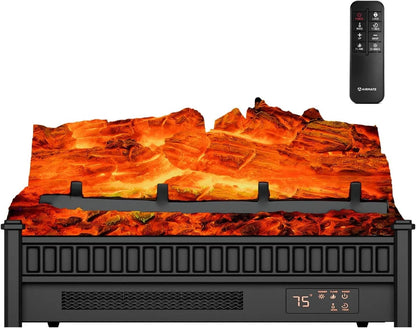 Electric Fireplace Heater for AIRMATE 1500W (22In, Black)