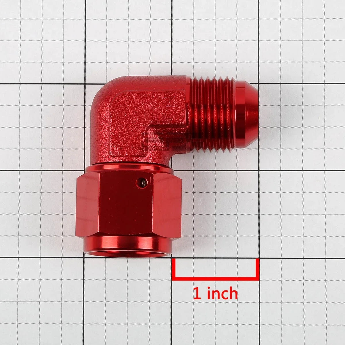 10AN 90 Degree Bulkhead Flare Fitting for Universal Applications (AN-10)