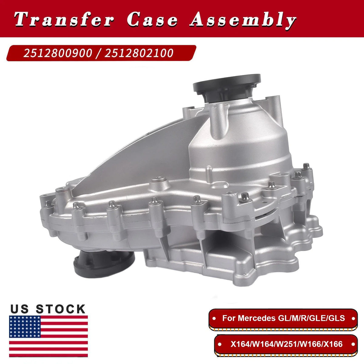 Transfer Case Assembly for Mercedes Benz ML350 ML550 GL550 GL450 R350 (2006–2011) 2512802900