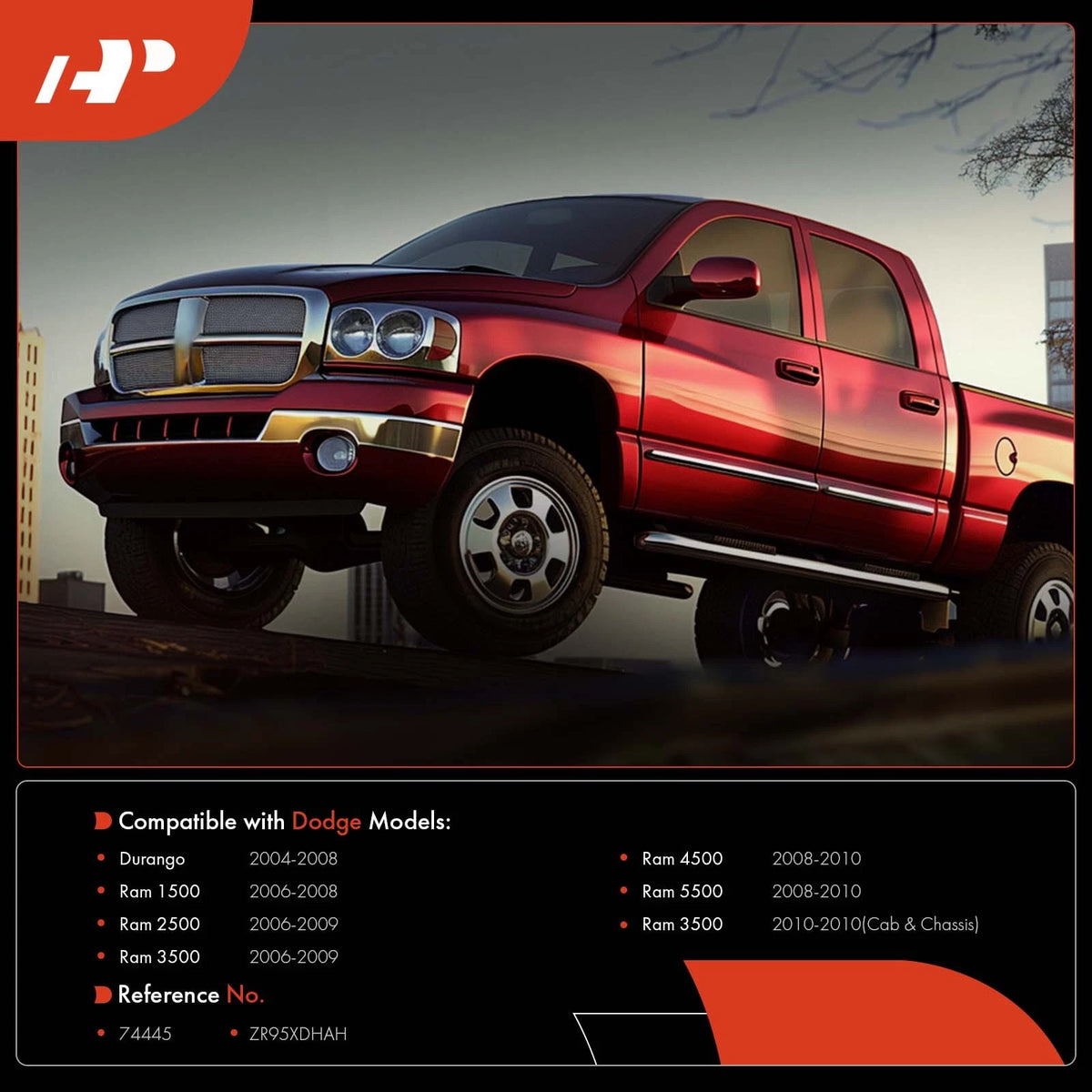 A-Premium Parking Brake Release Handle for Dodge Durango Ram 1500 2500 3500 4500 (74445)