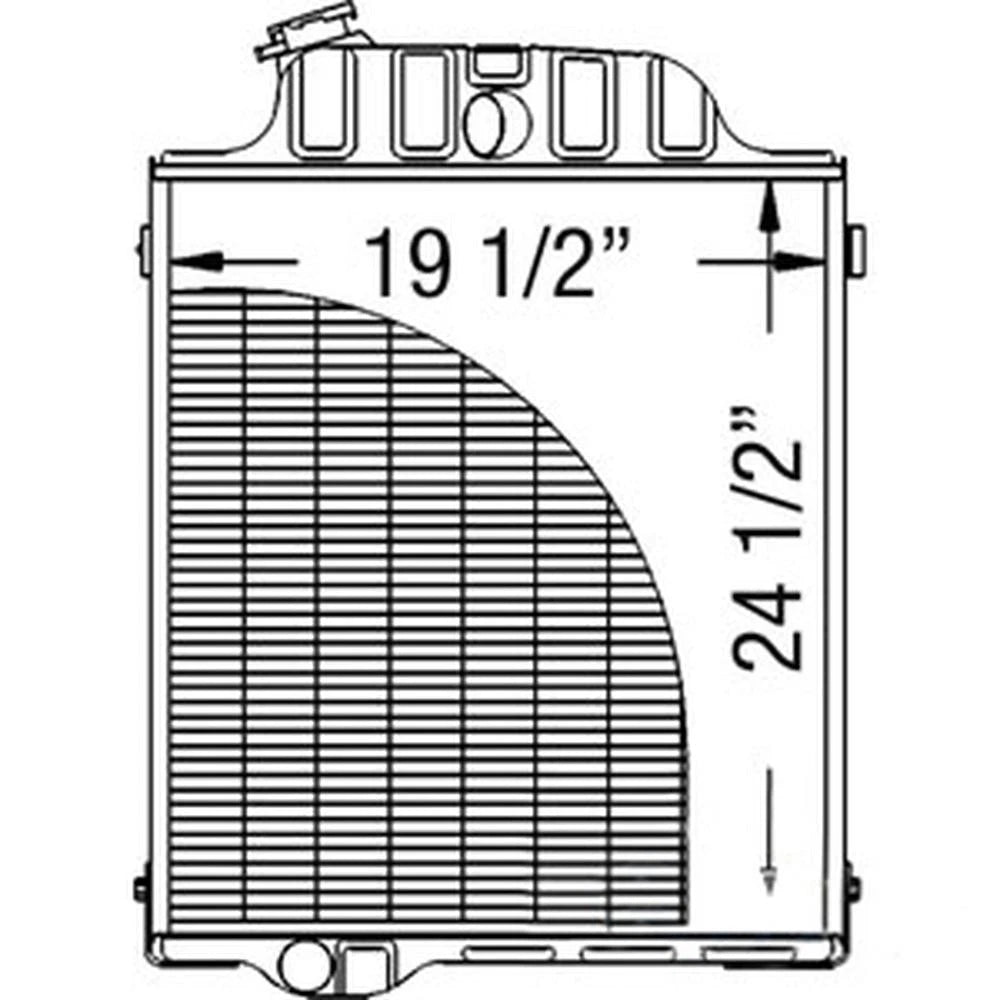 Radiator for J D 4000 4020 Tractors (No Known Part Numbers)
