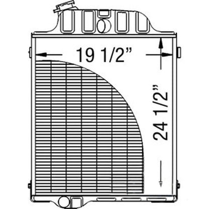 Radiator for J D 4000 4020 Tractors (No Known Part Numbers)