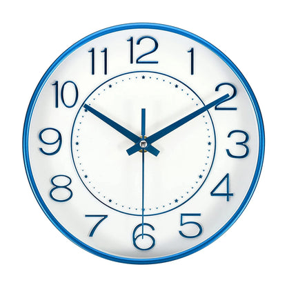 8 Inch Silent Non-Ticking Wall Clock for Home Decor (Battery Operated)