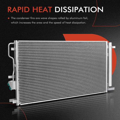 A/C Condenser with Bracket for Ford Taurus (2008–2012)