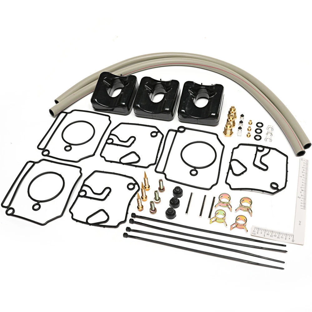 3-Pack Carburetor Repair Kit CRRK45 for Yamaha