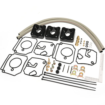 3-Pack Carburetor Repair Kit CRRK45 for Yamaha