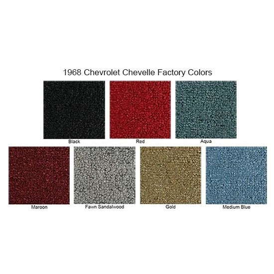 Loop Carpet Kit for Chevy Chevelle 2 Door (1968–1972) 2102-68-22