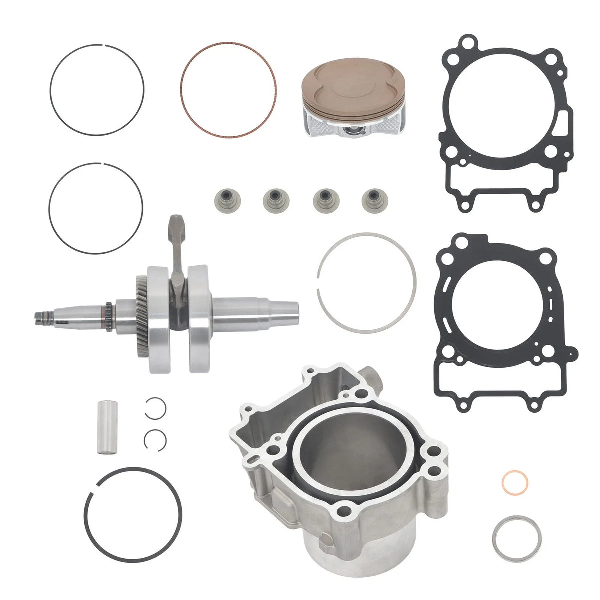 99mm Cylinder Sleeve Crankshaft Gaskets Rebuild Kit for Polaris RZR 570 (2012–2016)