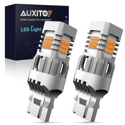 2X CANBUS 7440 LED Amber Turn Signal Bulbs for
