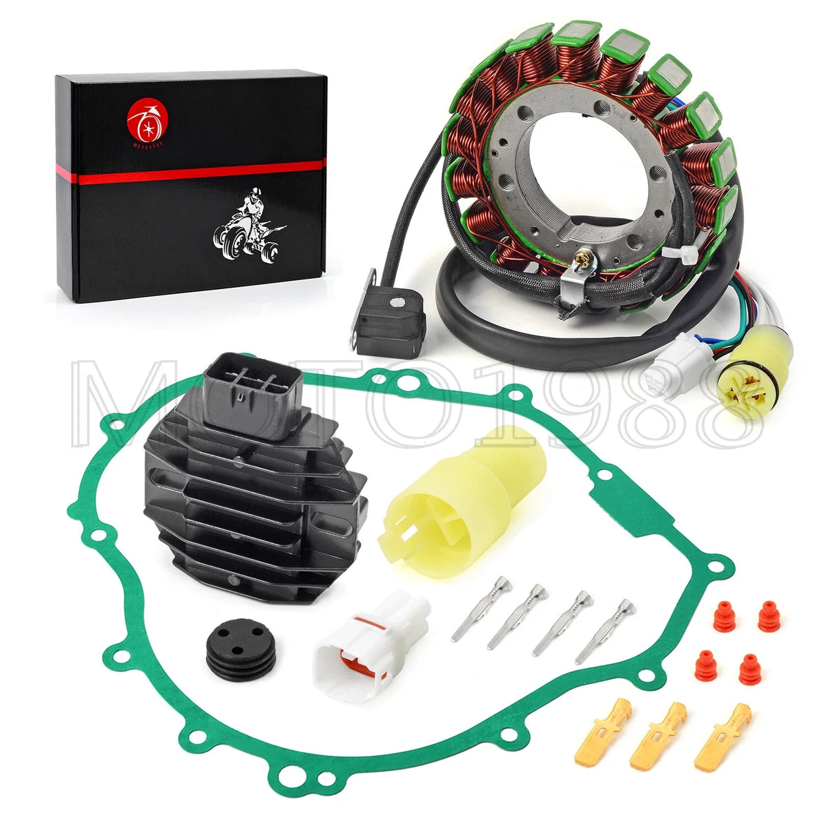 Stator & Regulator Rectifier W/Gasket for Yamaha Grizzly 350 (2007–2014)