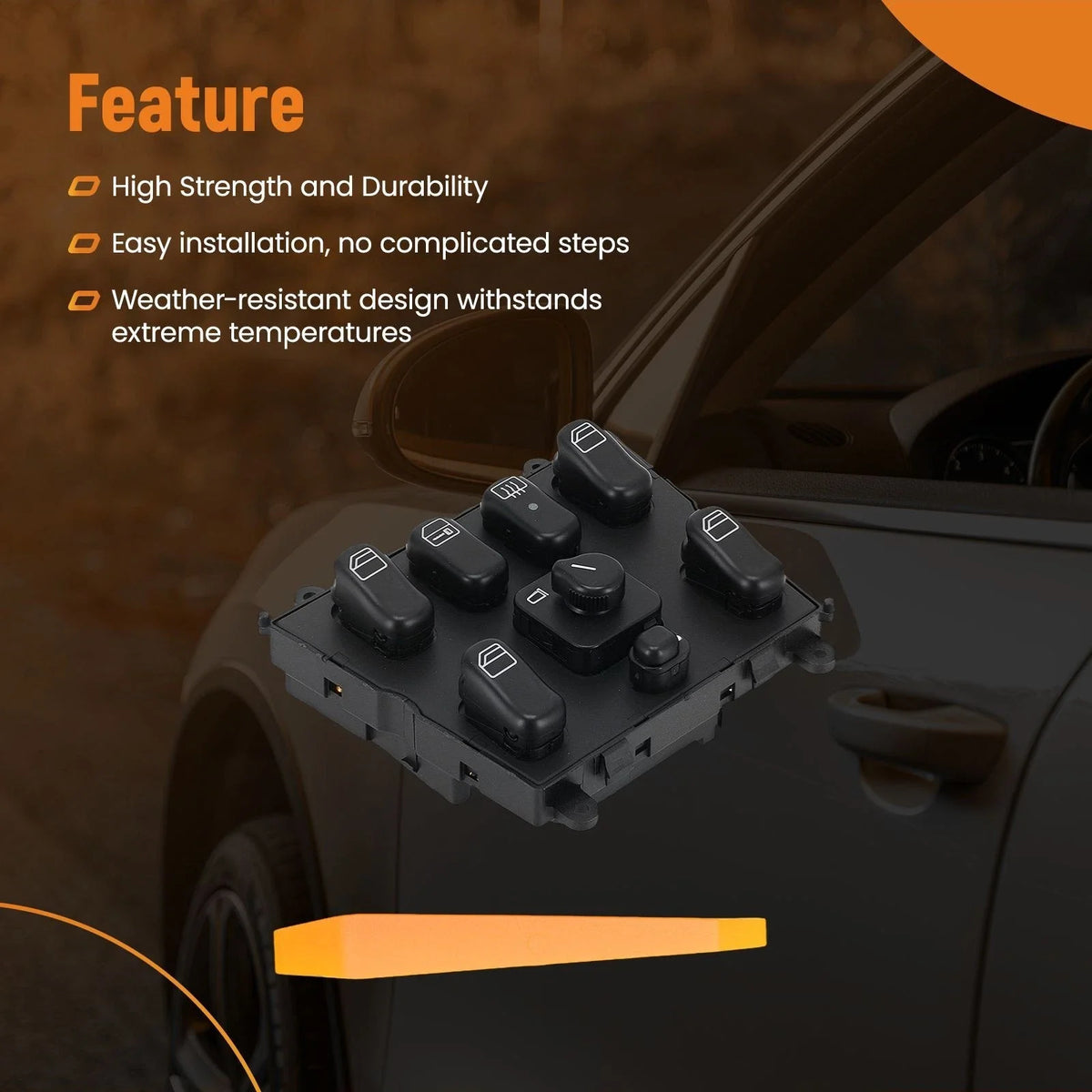 Power Window Switch for Mercedes-Benz ML320 ML430 ML500 (1998–2003) 901-573