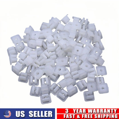 100PCS Nylon Nut #10 Screw Grommet Clip for Toyota 4Runner Corolla Tacoma Tundra (1996–2023)