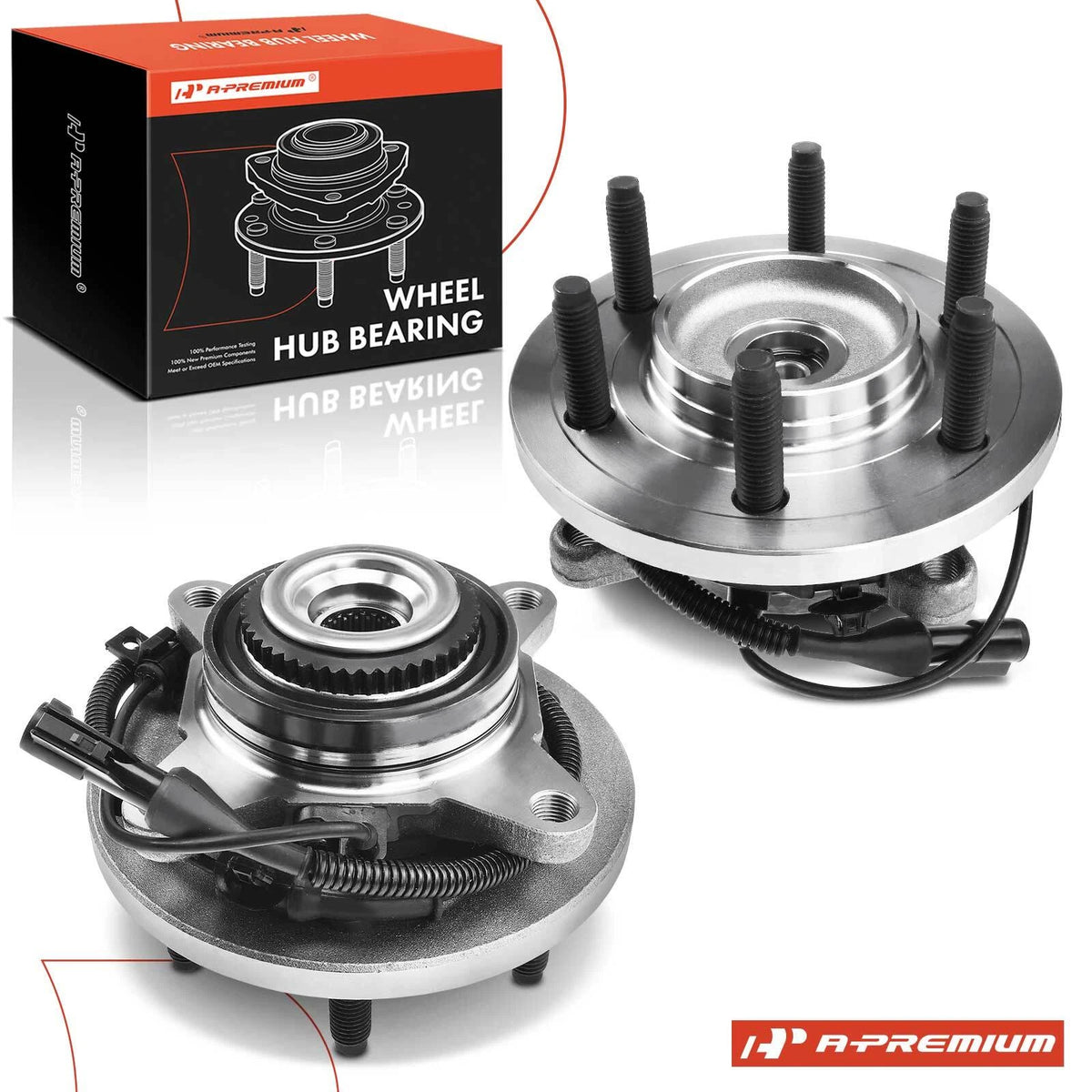 2X Front Wheel Hub & Bearing Assembly for Ford F-150 (2010) 515112