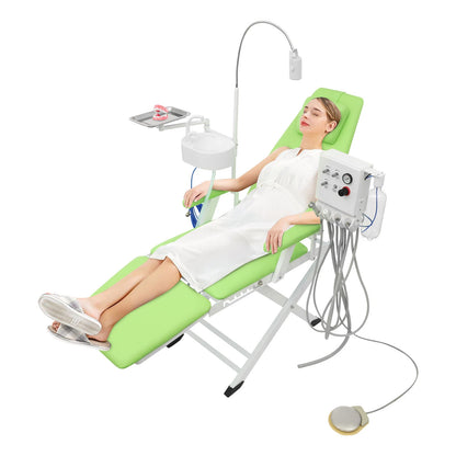 Portable Dental Examination Chair Rotating Folding Chair (220.46lbs)