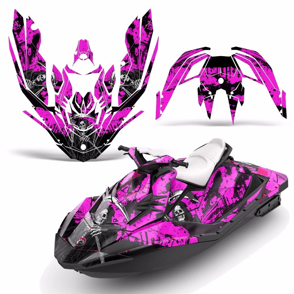 Graphic Stickers Decals for Sea-Doo Bombardier Spark 3 UP (2015–2018)
