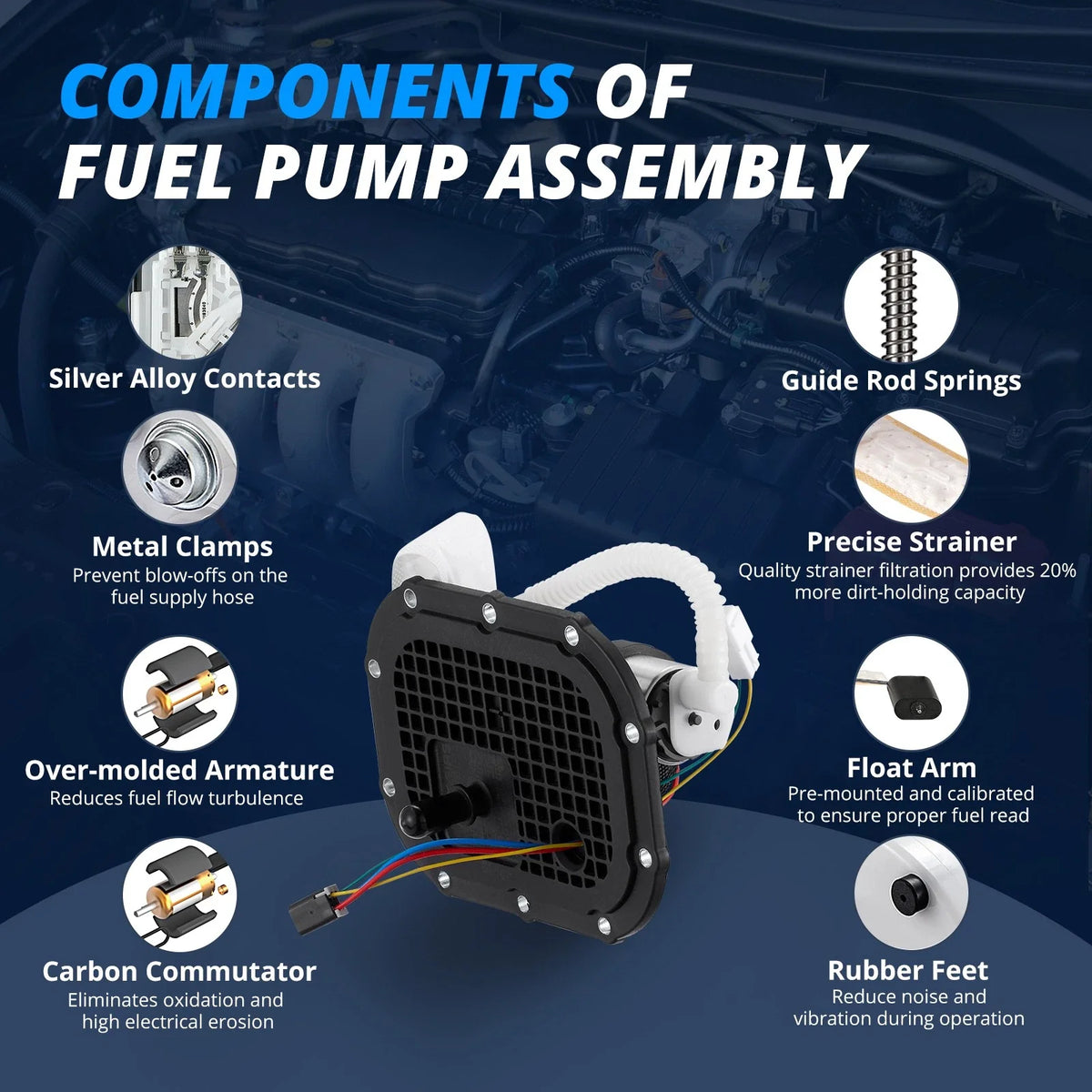 Fuel Pump Assembly with Sensor for Victory Cross Country/Cross Roads (2010–2017)