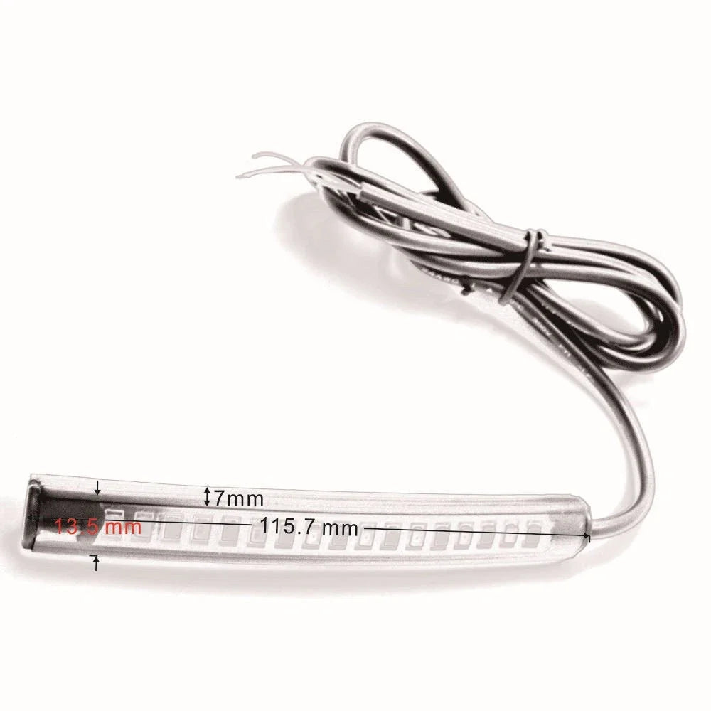 Universal Flexible LED Turn Signal Tail Brake Light for