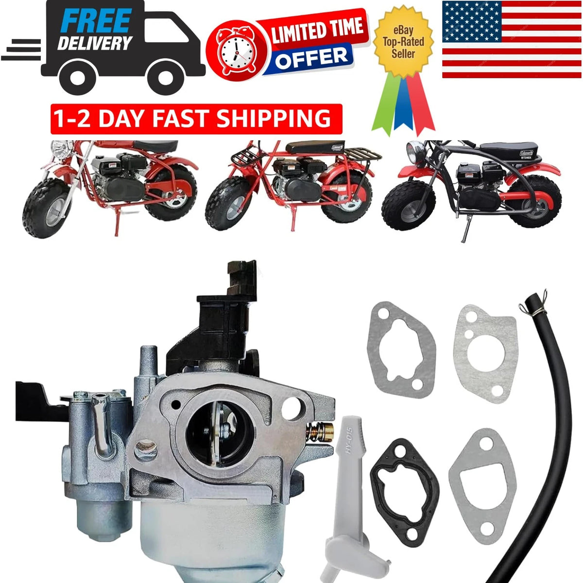 Carburetor Kit for Coleman CT200U EX BT200X MB200