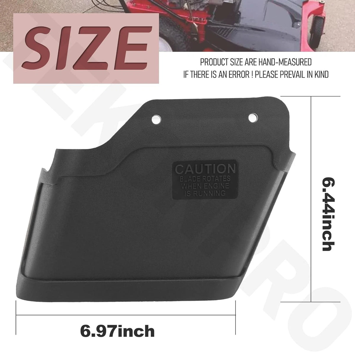 Fixed Side Discharge Chute for MTD Bolens LawnMower
